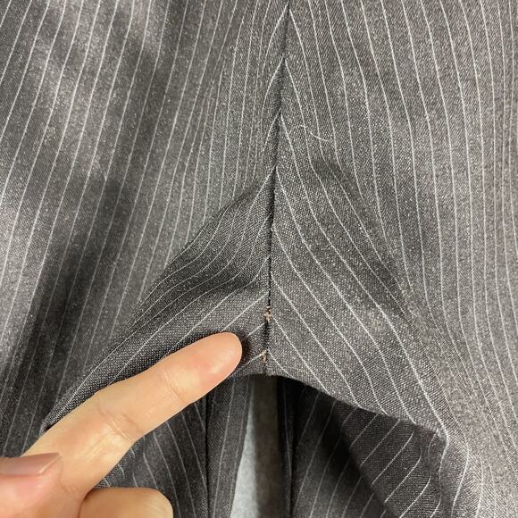 Stafford 3 Piece Suit Brown Striped Blazer 44R Pant 35x29 Vest Classic Career - Picture 15 of 16